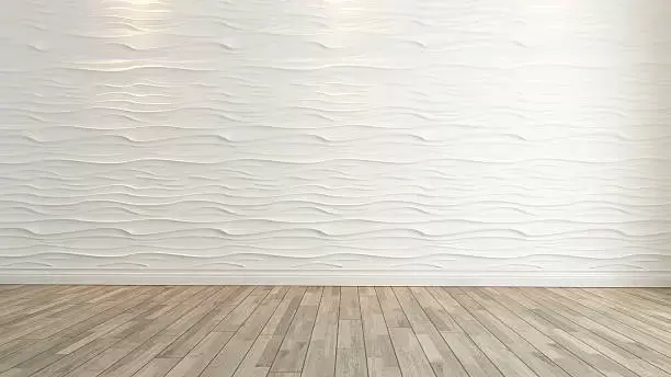 Textured drywall - wave pattern